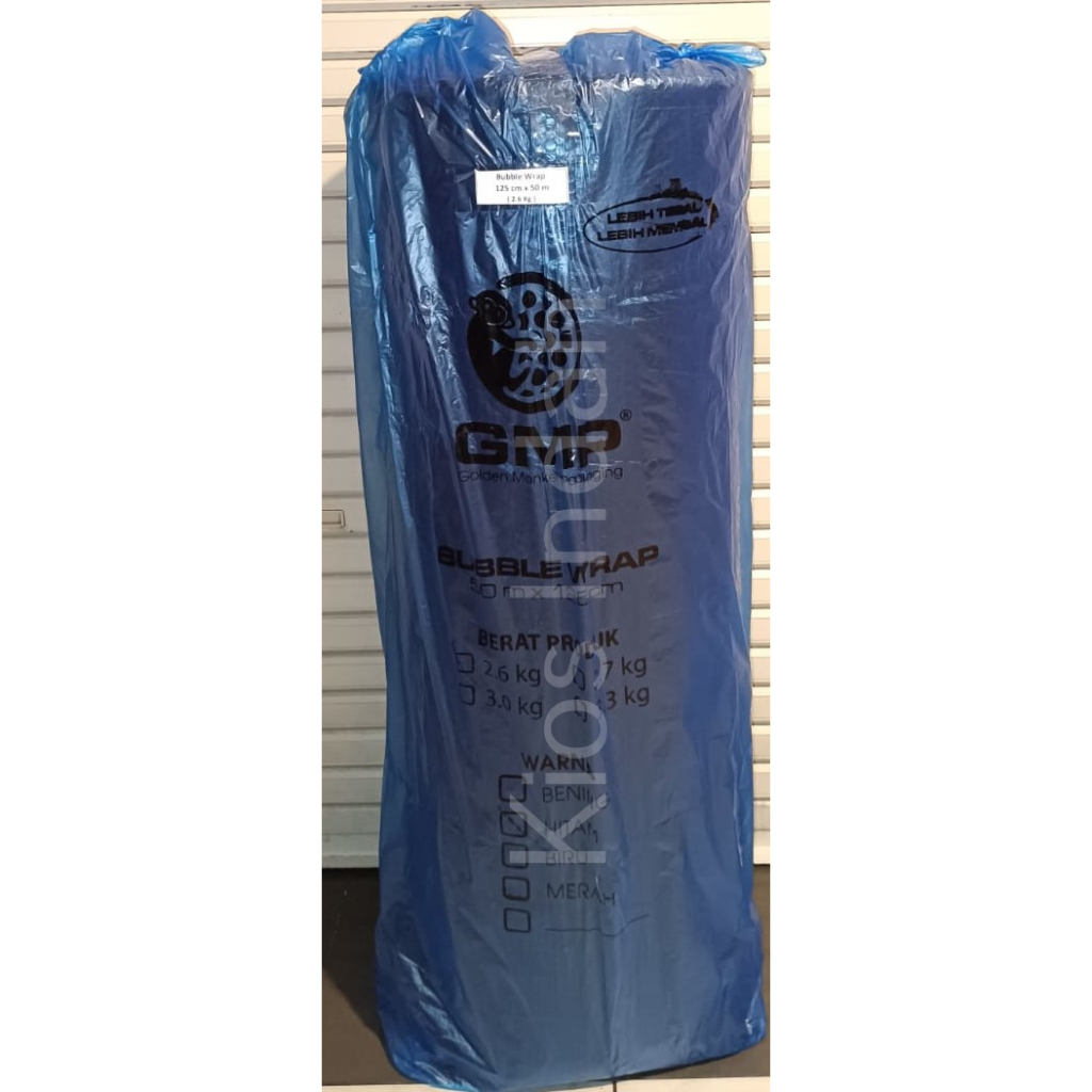 

Bubble Wrap GMP 125x50 2,6 Kg Hitam