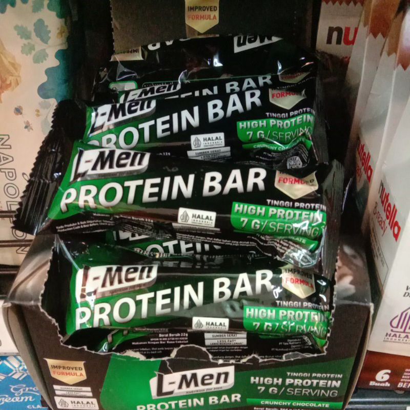 

L-Men protein bar crunchy chocolate 22g