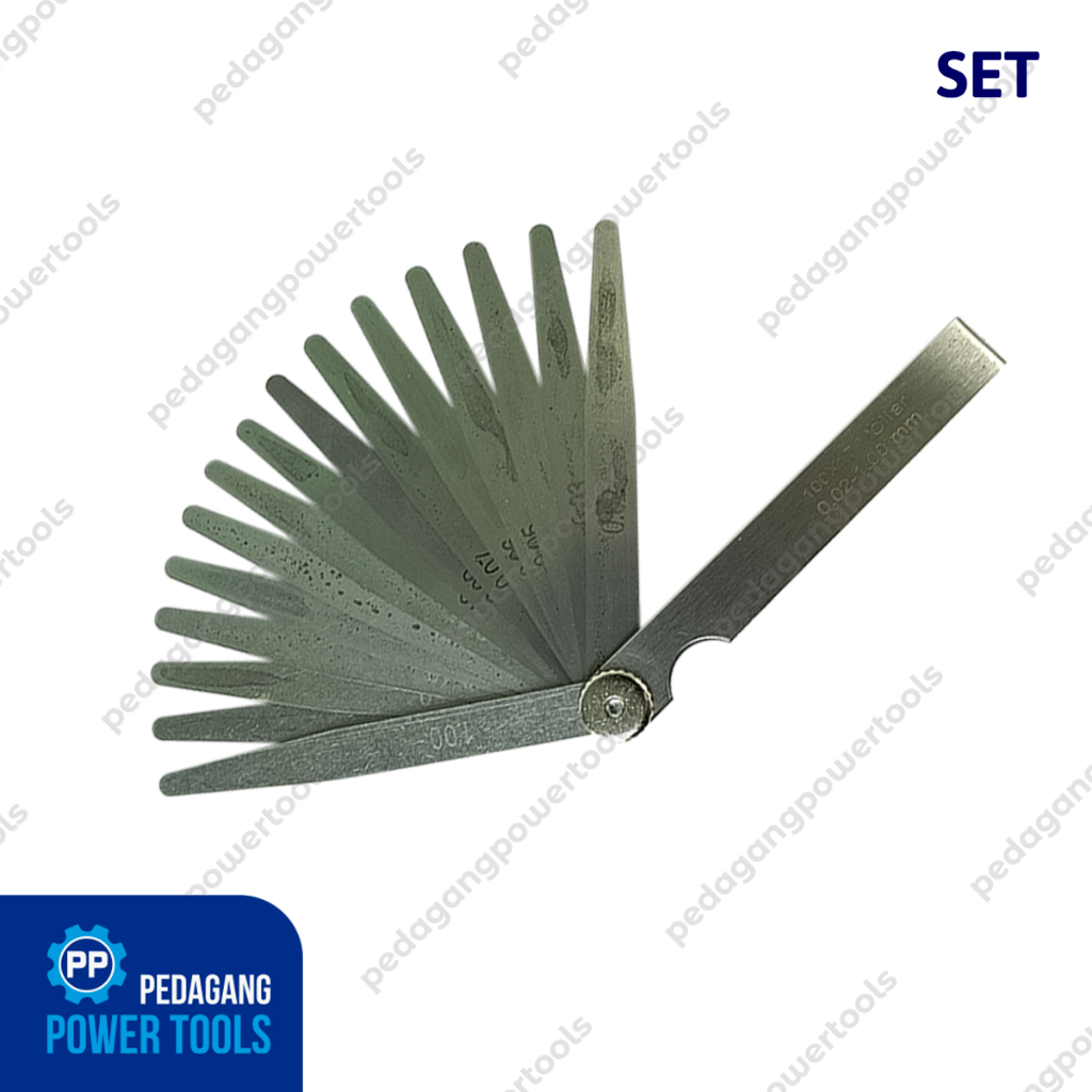3 Set MOLLAR Stel Klep T40 + Kunci Ring 8 x 9 mm + Feeler Gauge Motor