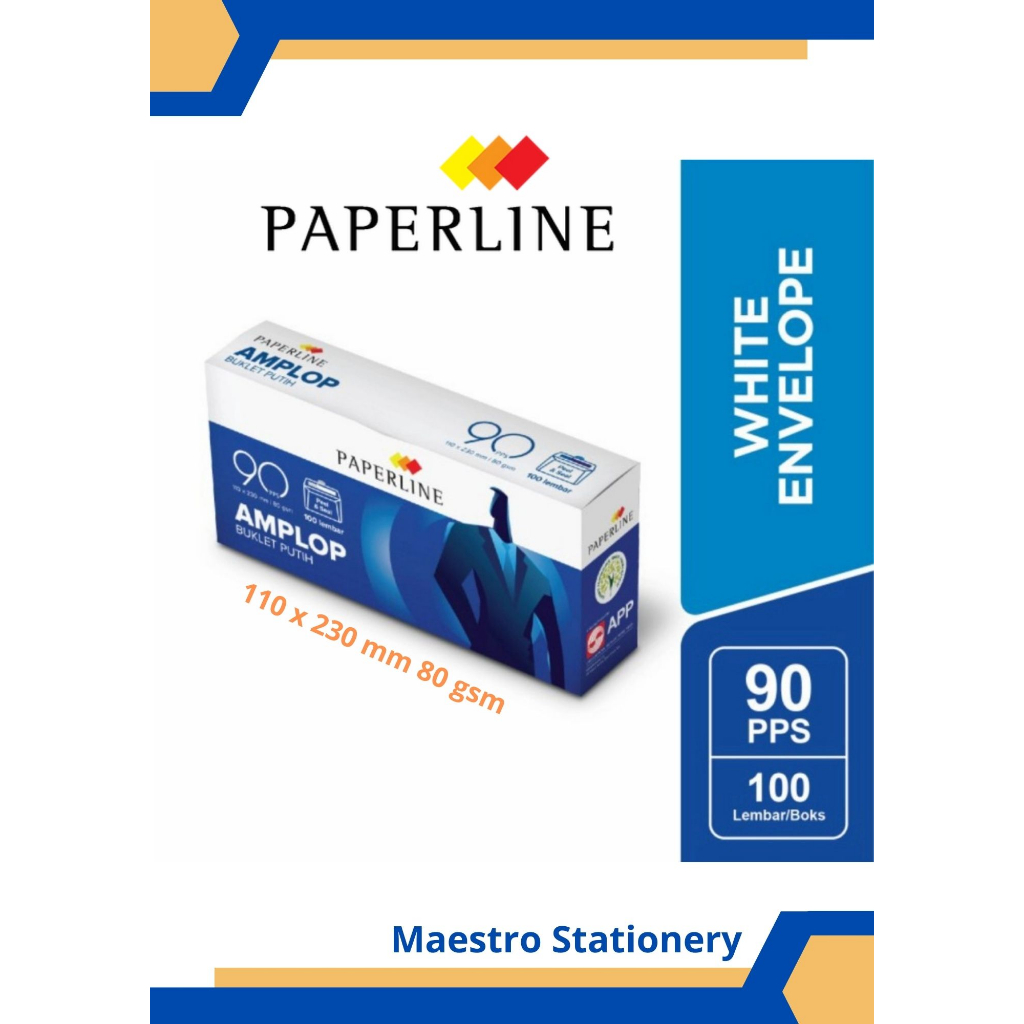 

AMPLOP PAPERLINE NO 90 104 110 AMPLOP PUTIH AMPLOP UANG AMPLOP SURAT