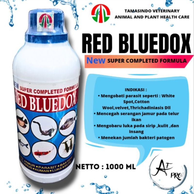 Obat Ikan Hias Anti Jamur Parasit Bakteri RED BLUEDOX 1000ML