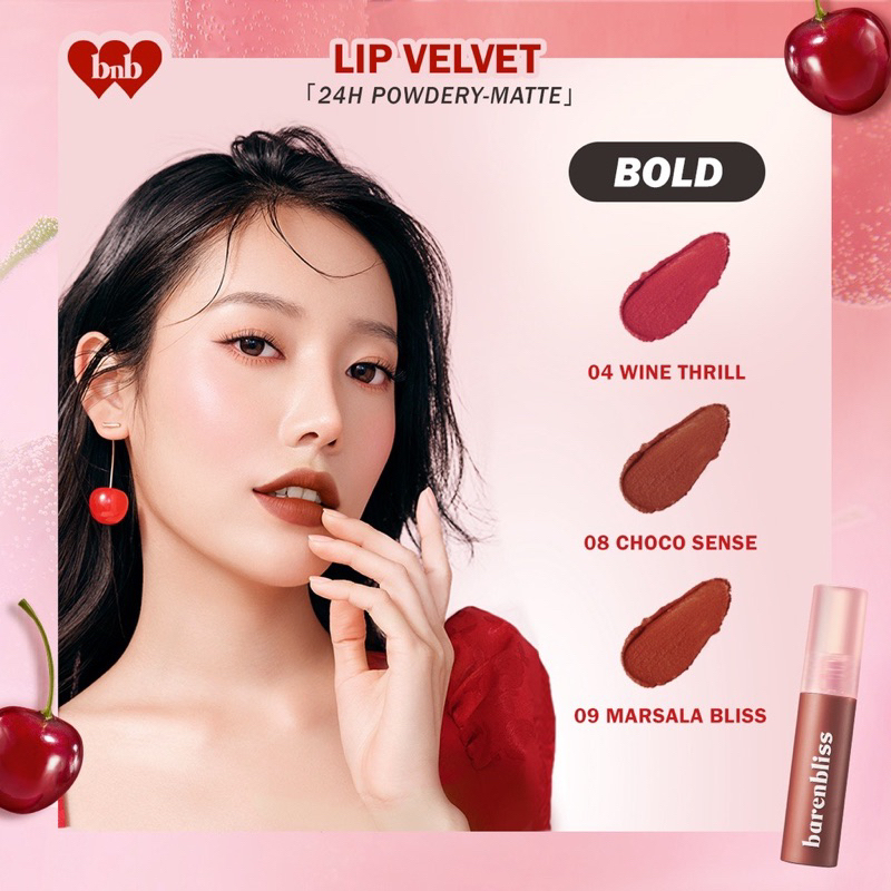 BARENBLISS CHERY MAKES CHERFULL LIP VELVET