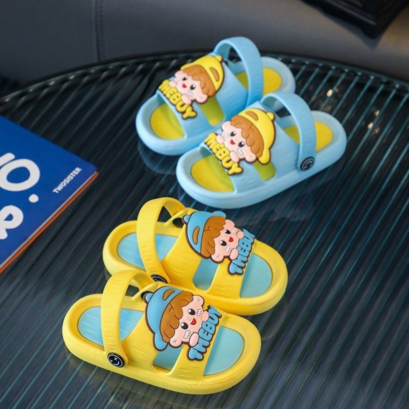GLORYKIDZ 23SH21131 Sepatu Sendal Anak Perempuan Laki Laki Sandal Anak 1 Tahun - 5 Tahun bayi balita laki laki dan perempuan kartun karakter karet jelly import premium the boy the girl size 20 -31