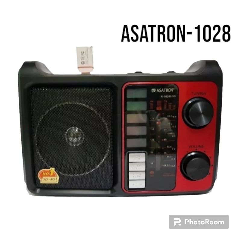Radio Asatron R-1028 USB Music Player Portabel AM-FM