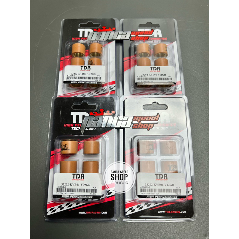 ROLLER TDR  RACING BEAT FI SCOOPY FI ESP VARIO 110 FI ESP 9G 10 G 11G 12 GRAM