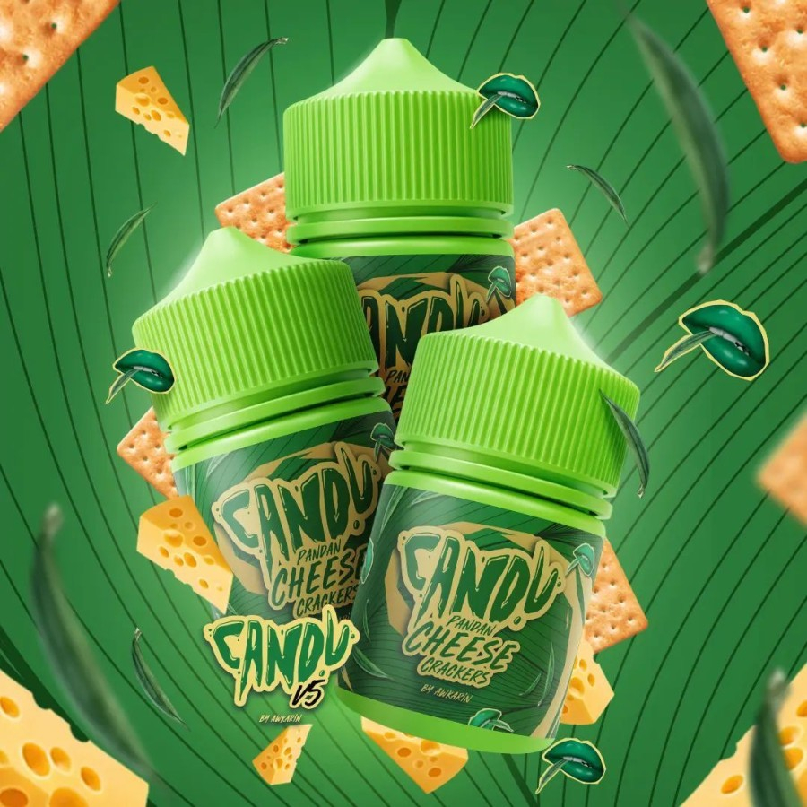 Candu V5 Pandan Cheese Crackers 60ML by Awkarin