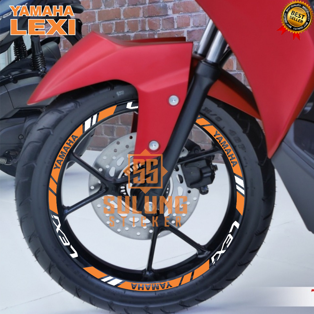 Stiker List Velg Motor Yamaha Lexi Cutting Sticker Variasi Asesoris Terbaru Lis Pelk