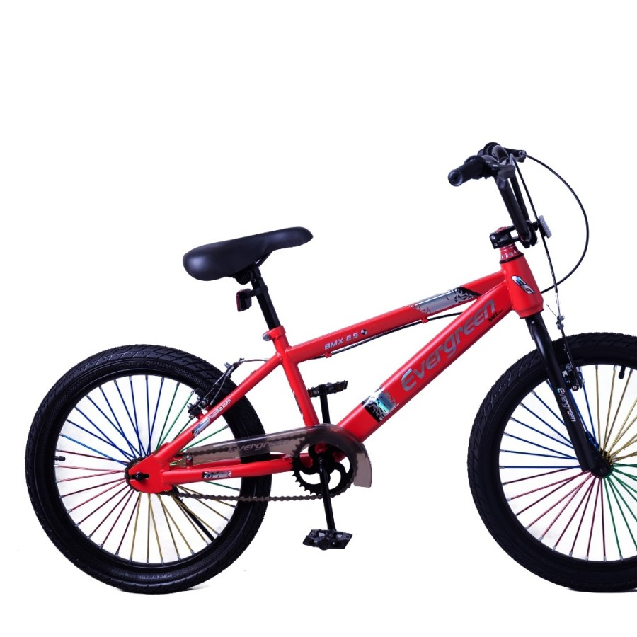 Sepeda anak bmx 20 inc ban jumbo gede rem v break buat anak 7-10 tahun keatas