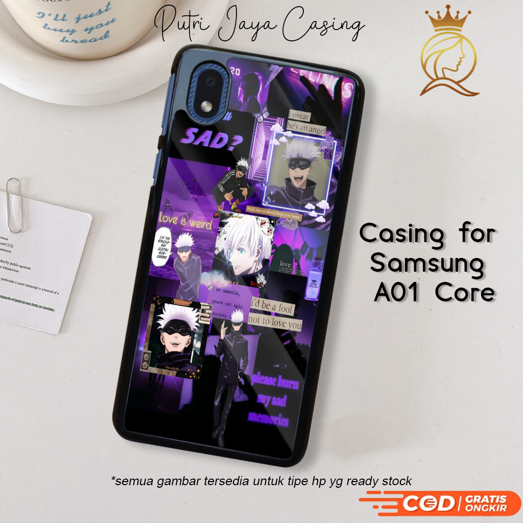 Case Hp Samsung A01 Core Casing Samsung A01 Core Motif ANIMEGOJO4 Casing Terbaru Case Karakter Lucu 