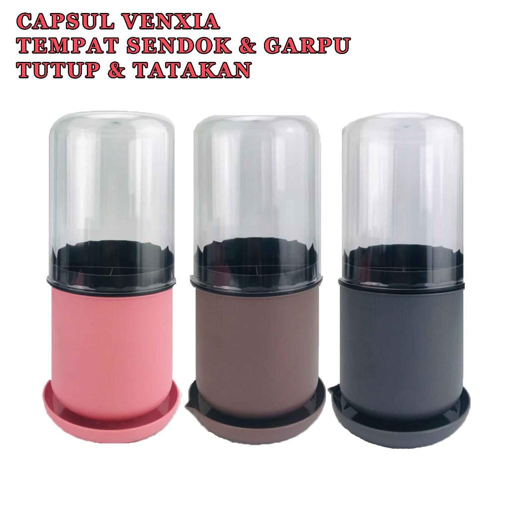 Tempat Sendok &amp; Garpu * Capsul Venxia * Tempat Sendok Serbaguna