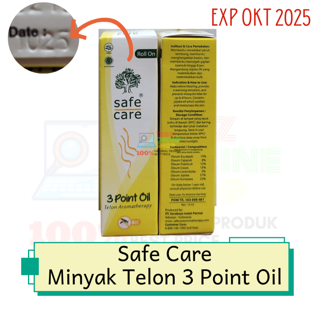 Safe Care Minyak Telon 3 Point Oil 10ML