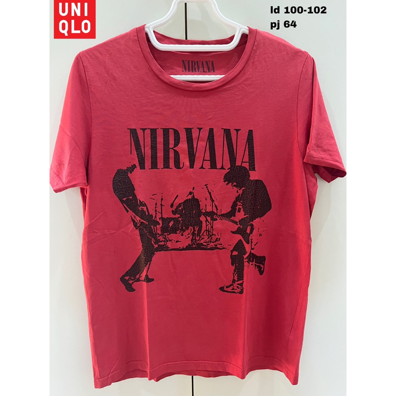 Kaos vintage band Nirvana second