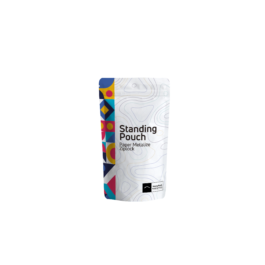 Cetak kemasan standing pouch full print - kemasan custom