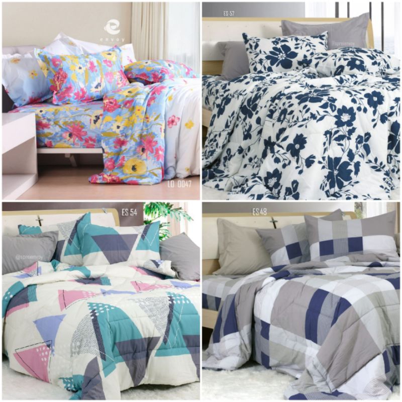 SPREI ENVOY  tinggi 40cm bahan 100% katun cvc dingin, lembut dan nyaman dipakai.