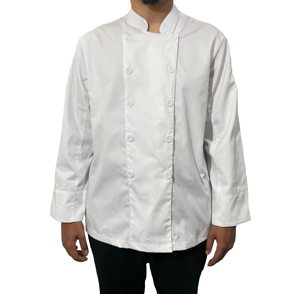 Tradisional Chef Jacket Double Breasted Pria dan Wanita by QEIS UNIFORM