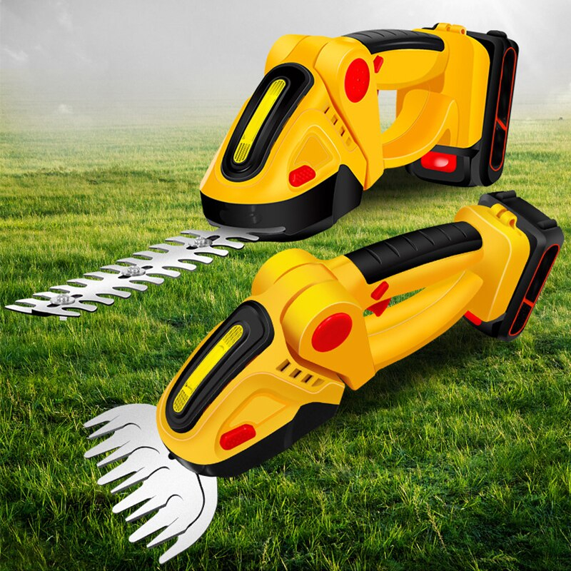 Cordless Garden Shear Set 2in1 Cordless Hegdetrimmer Portable Genggam Lithium 24 Volt Potong Pagar Tanaman