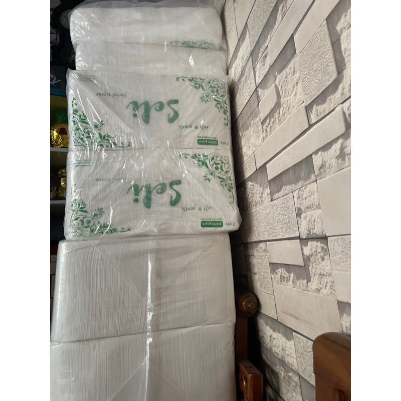 tisu wajah 2 ply 1000 gram murah berkualitas / tisu 1kg / tissue wajah murah / tisu kiloan