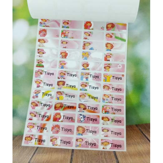 

Label Nama Import Waterproof STRAWBERRY