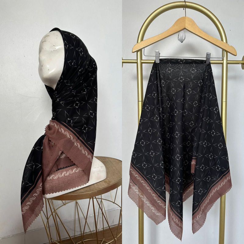 Afrahijab/ Segi Empat Voal Motif 100