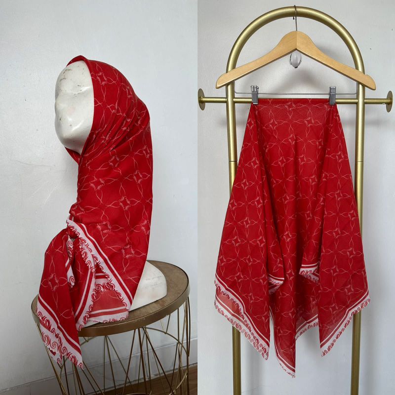 Afrahijab/ Segi Empat Voal Motif 100