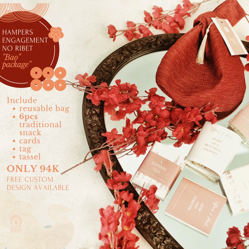 Bao Hampers | Sangjit Hampers | Engagement Hampers | Hampers Tunangan | Tingjing Hampers