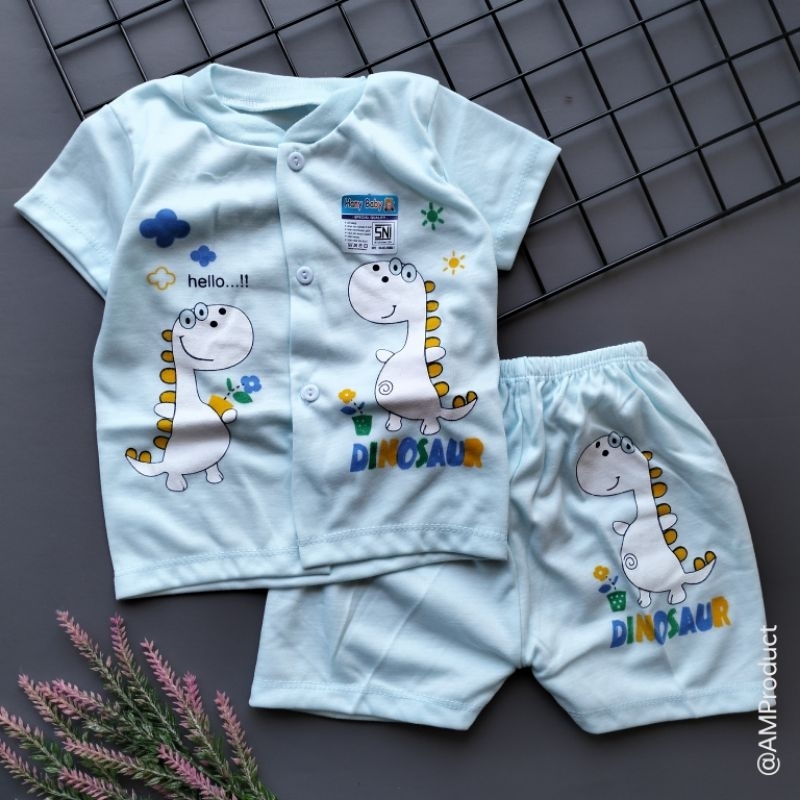 setelan pendek baju celana bayi 3-18 bulan hany