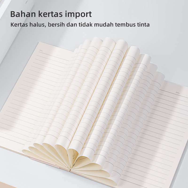 Nusign Spiral Notebook / Buku Catatan Jilid Spiral A5 B5 60 Lembar 80 GSM Desain Warna Pastel NS30X