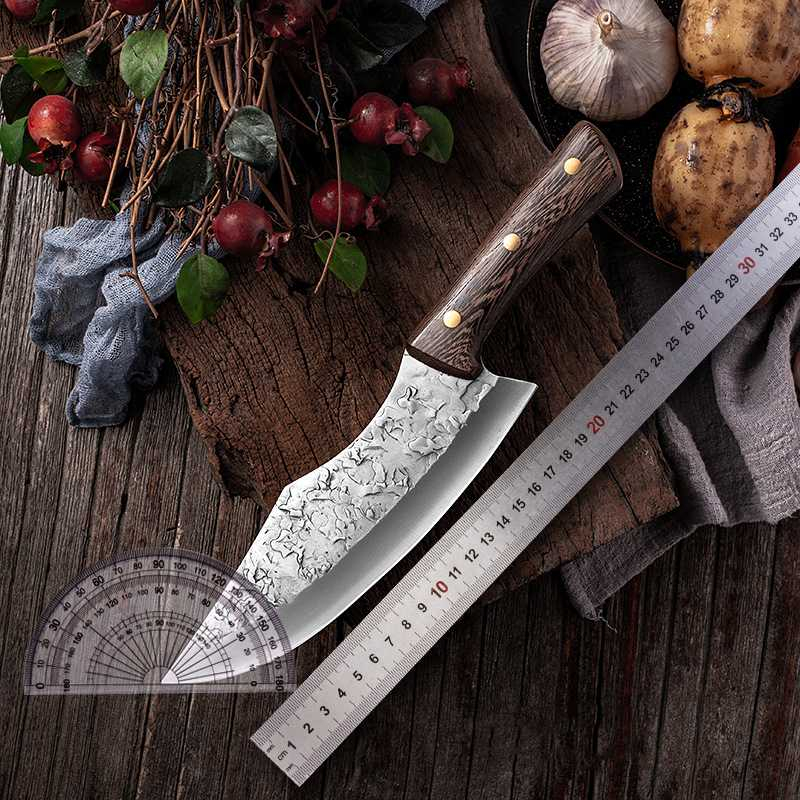 Pisau Dapur Daging Stainless Steel Skinning Deboning Knife Piso Perlengkapan Potong Daging Tajam Anti Karat