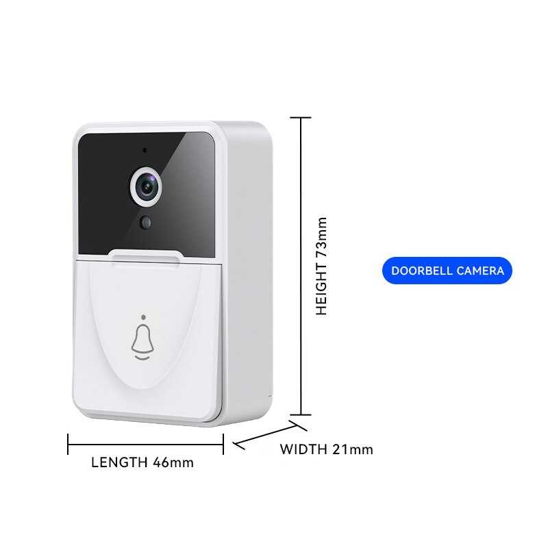 Bel Rumah Smart Doorbell Wireless Video HD Talkback Baterai Tahan Lama Bel Fitur Canggih Aplikasi Smartphone