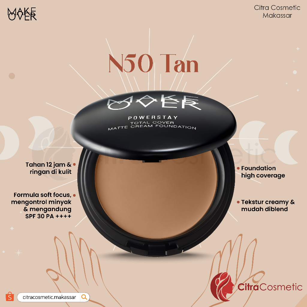 Make Over Powerstay Total Cover Cream Foundation Series