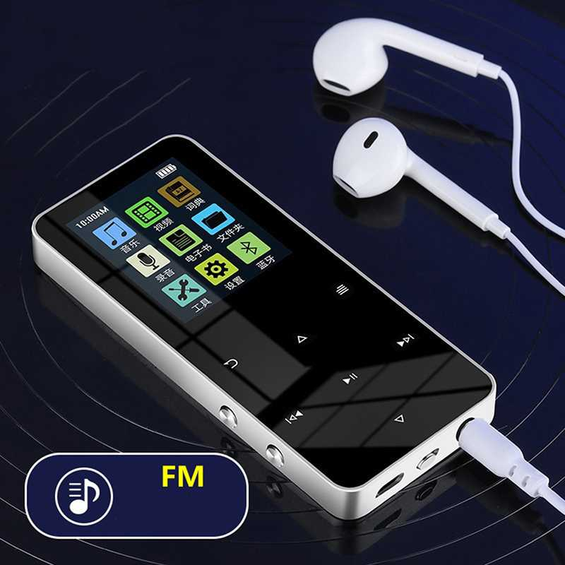 MP3 Digital Audio Player MP4 Alarm Ebook Bluetooth 4.2 Audio Suara Musik Jernih Canggih Desain Kecil Berkualitas