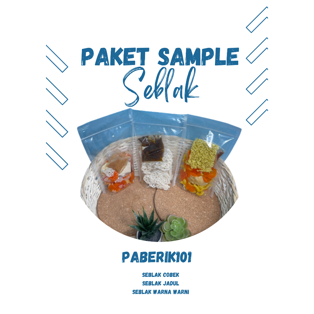 

PAKET SAMPLE 3 SEBLAK (SEBLAK JADUL + SEBLAK WARNA + SEBLAK COET)