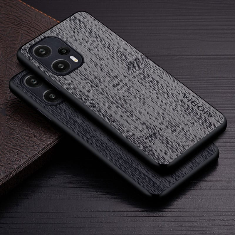 CASE POCO F5 F4 5G WOOD TEXTURED AIORIA ORIGINAL