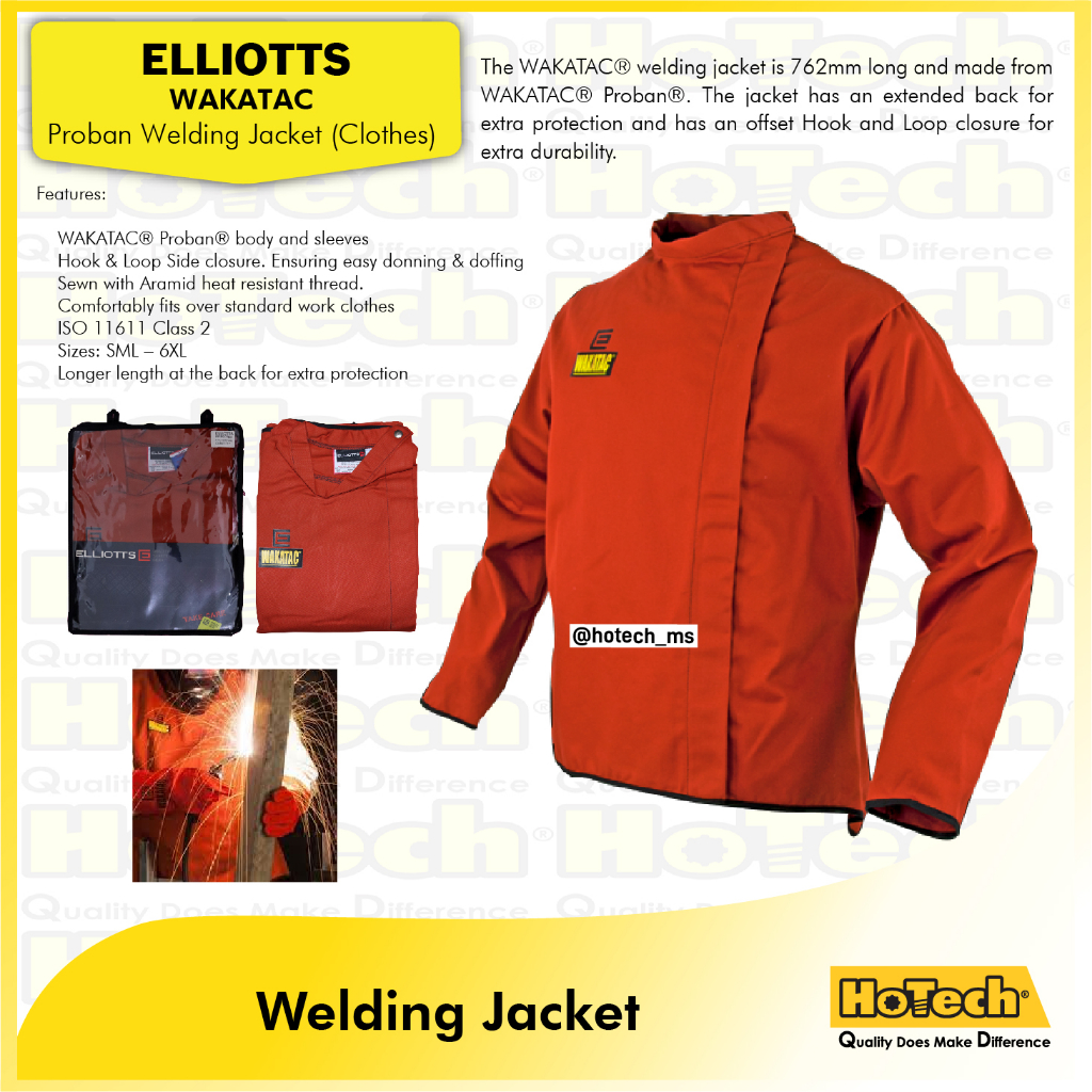 Welding Jacket | ELLIOTTS WAKATAC Jacket | Jaket Las Elliot Wakatac