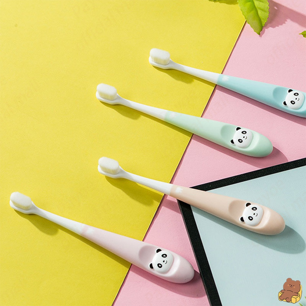 HK Sikat Gigi Bayi Silicone Anak Bulu Halus Training Toothbrush