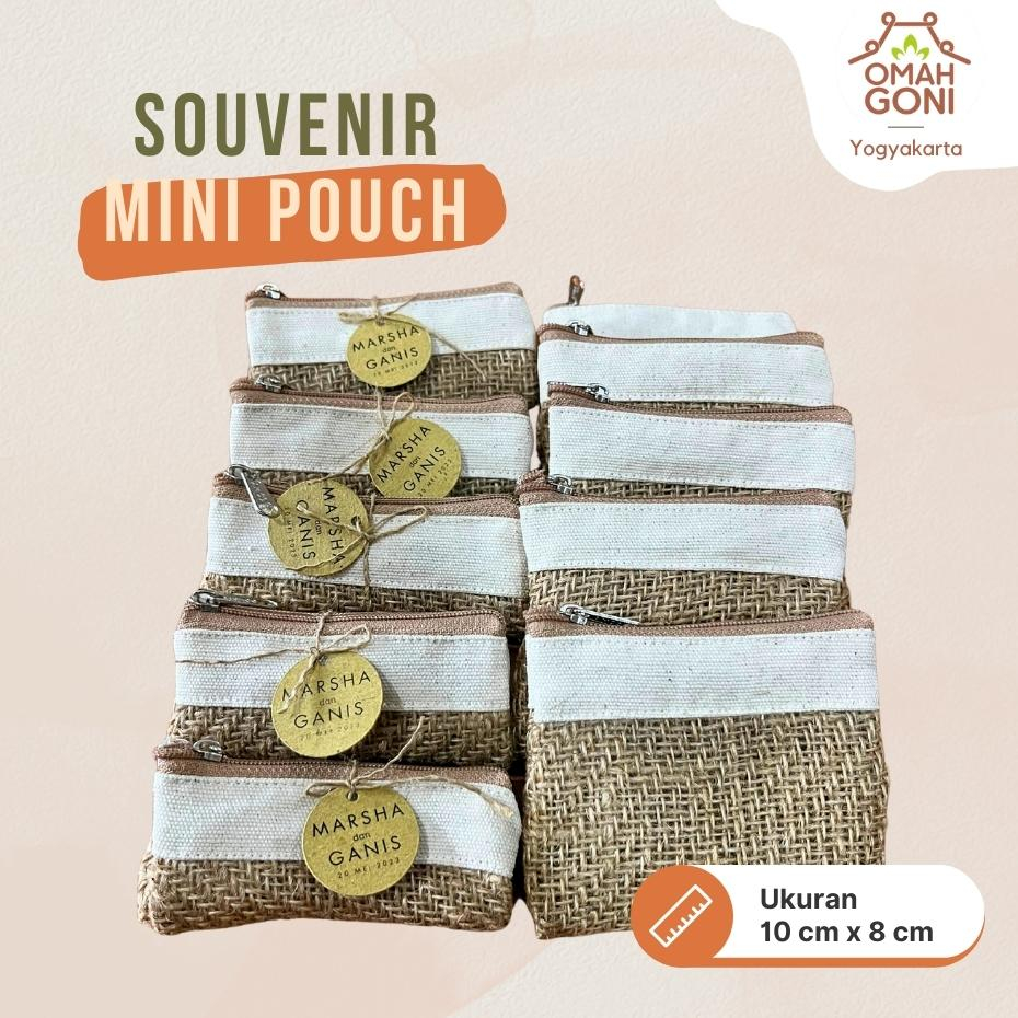 Mini Pouch Goni - Dompet Koin - Souvenir Goni - Souvenir Pernikahan