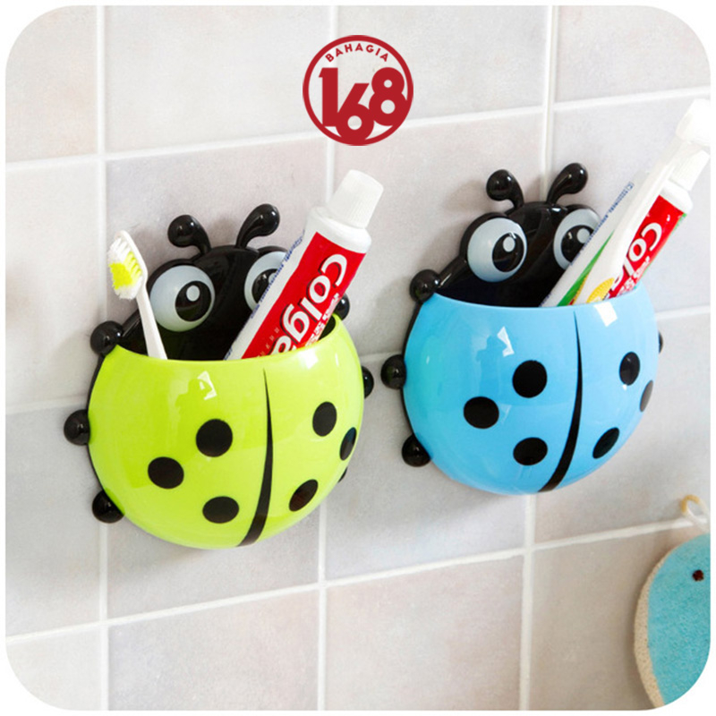 Ladybug Toothbrush holder / tempat sikat gigi kumbang