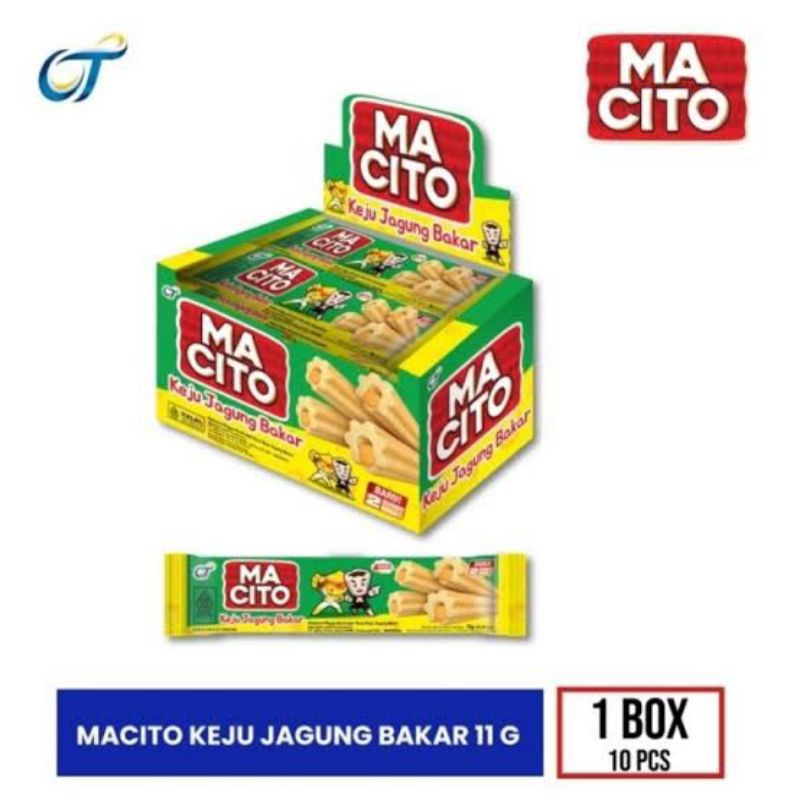 

MACITO Keju Jagung Bakar ( 11g x 10pcs )