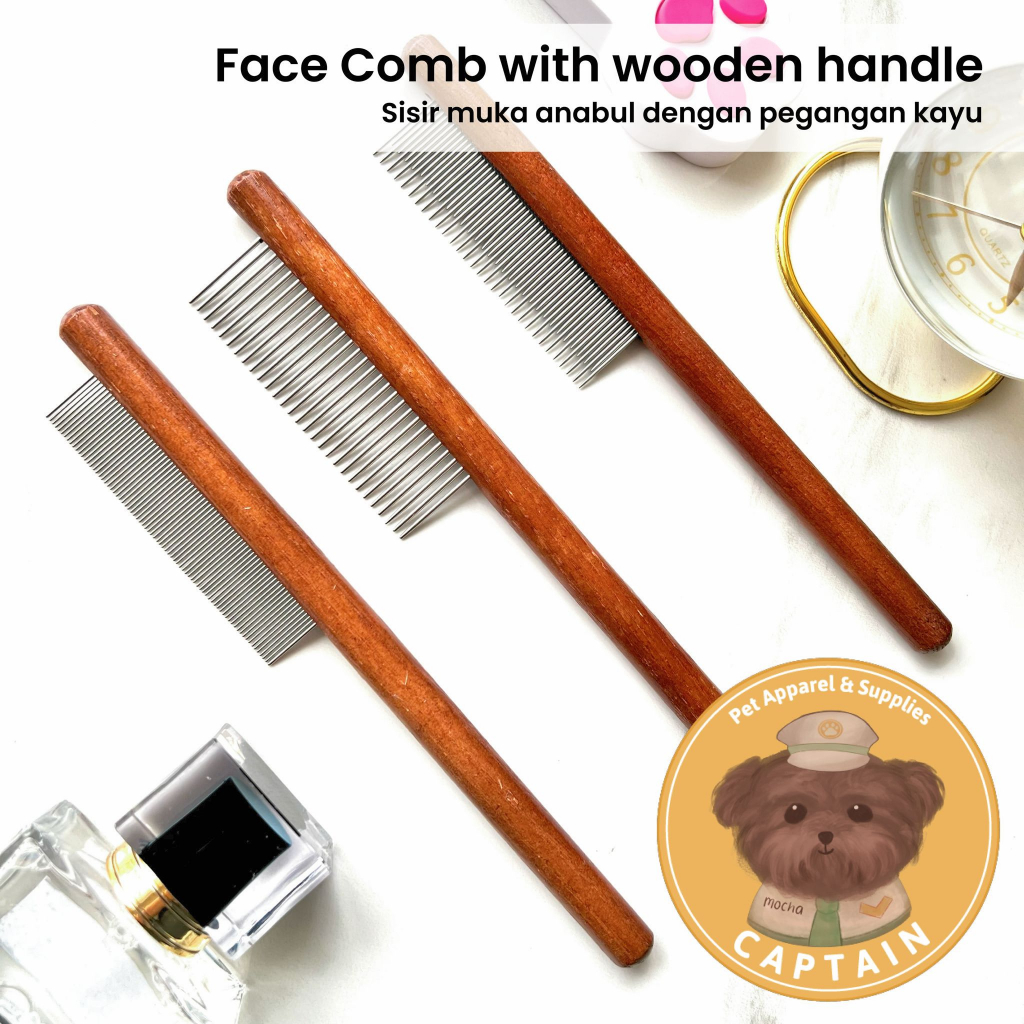 SISIR MUKA FACE COMB KUCING ANJING POODLE BICHON