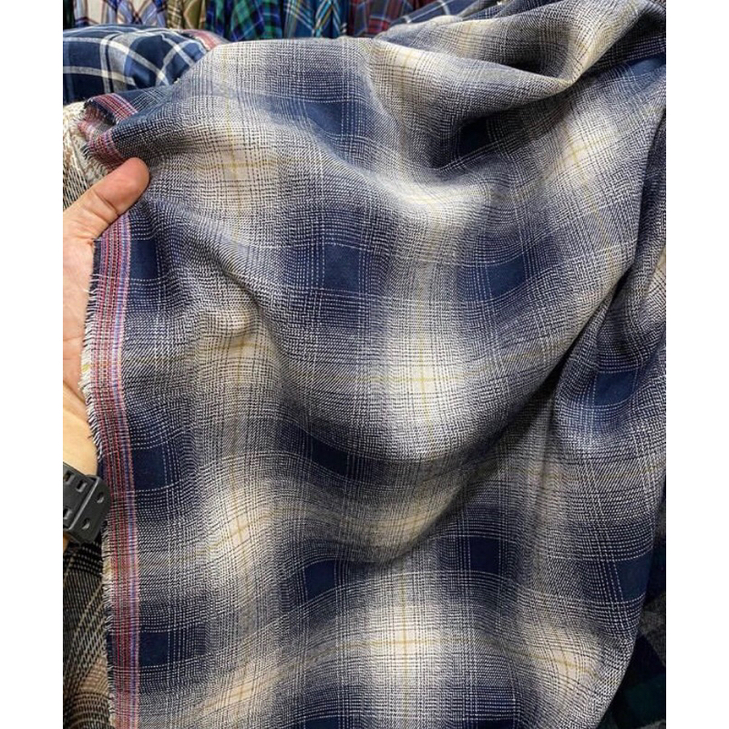 Premium Kain Katun Flanel Kemeja Premium Import