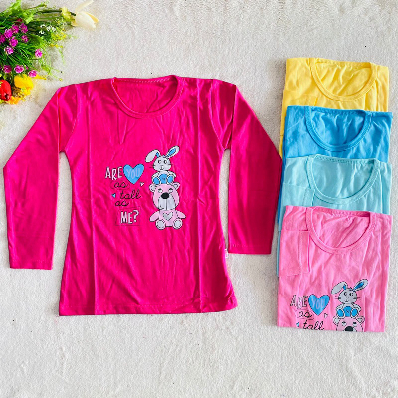 Atasan Anak 3 4 Tahun cewek perempuan kaos anak play with me