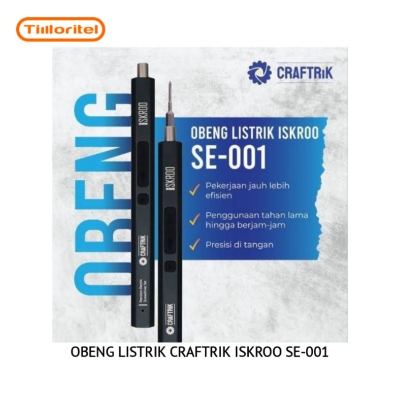 OBENG LISTRIK CRAFTRIK ISKROO SE-001