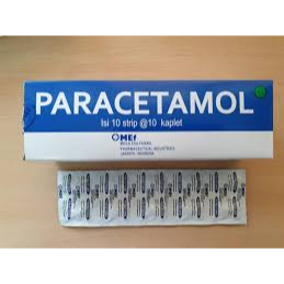 Paracetamol MeF 500mg Per BOX isi 10 Strip (100 tablet)