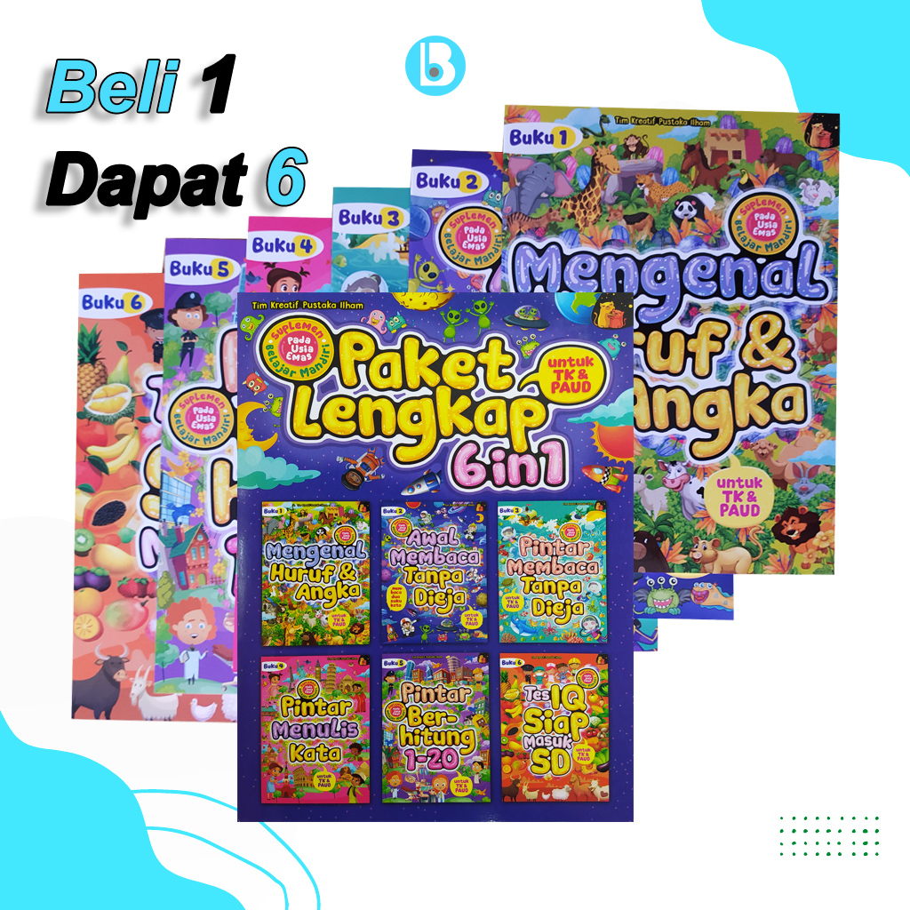BUKU ANAK - BUKU BERHITUNG - BUKU MEMBACA - BUKU TULIS - BUKU CALISTUNG - BUKU ANAK TK DAN PAUD - PA