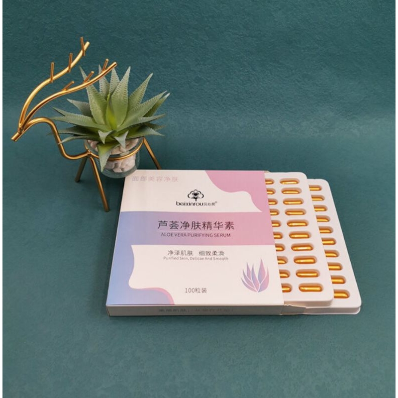 100pcs Kapsul Krim Detox Wajah