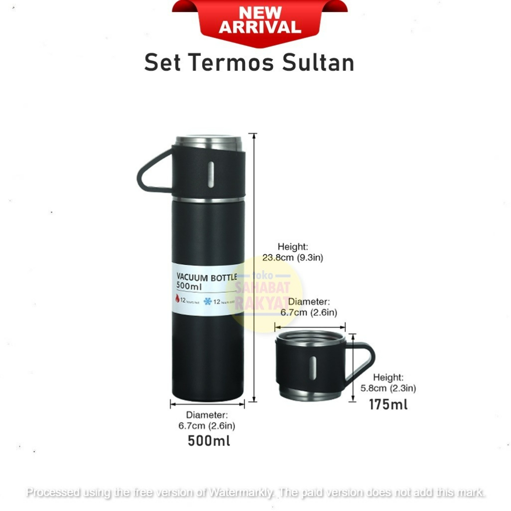 RML865A Set Termos Sultan/Vacuum Flasdk Set 3in1 SD-1103