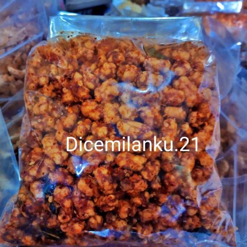 

Seblak Pilus Cikur pedas daun jeruk isi 500.grm