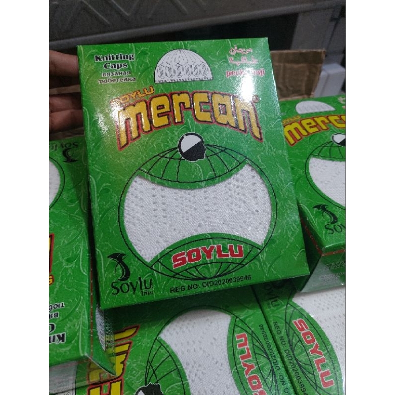 1pcs peci putih mercan
