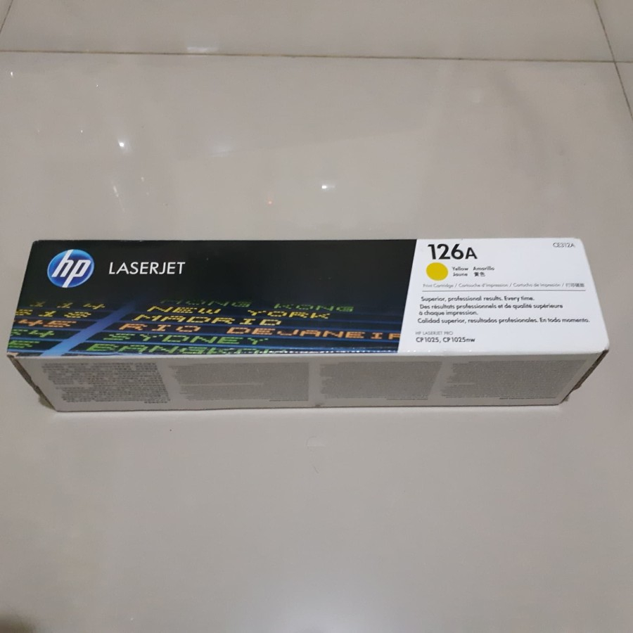 Paket Toner H P 126A (B C M Y) LaserJet H P ORIGINAL