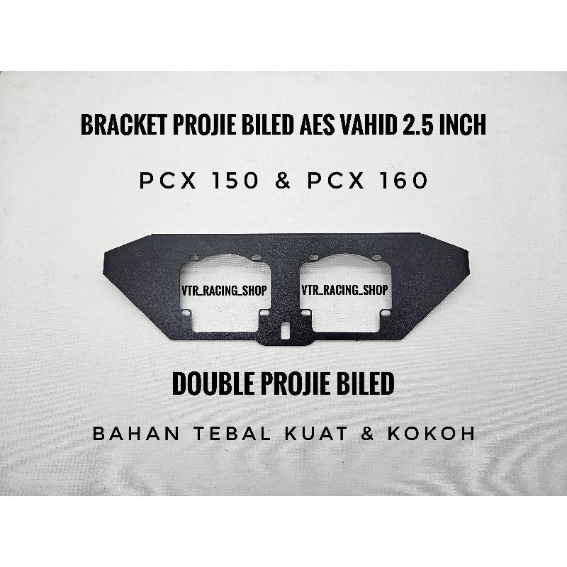 Breket Projie Double Biled SE Turbo AES VAHID Iphcar 2.5 Inch &amp; 3 Inch PCX 150 PCX 160